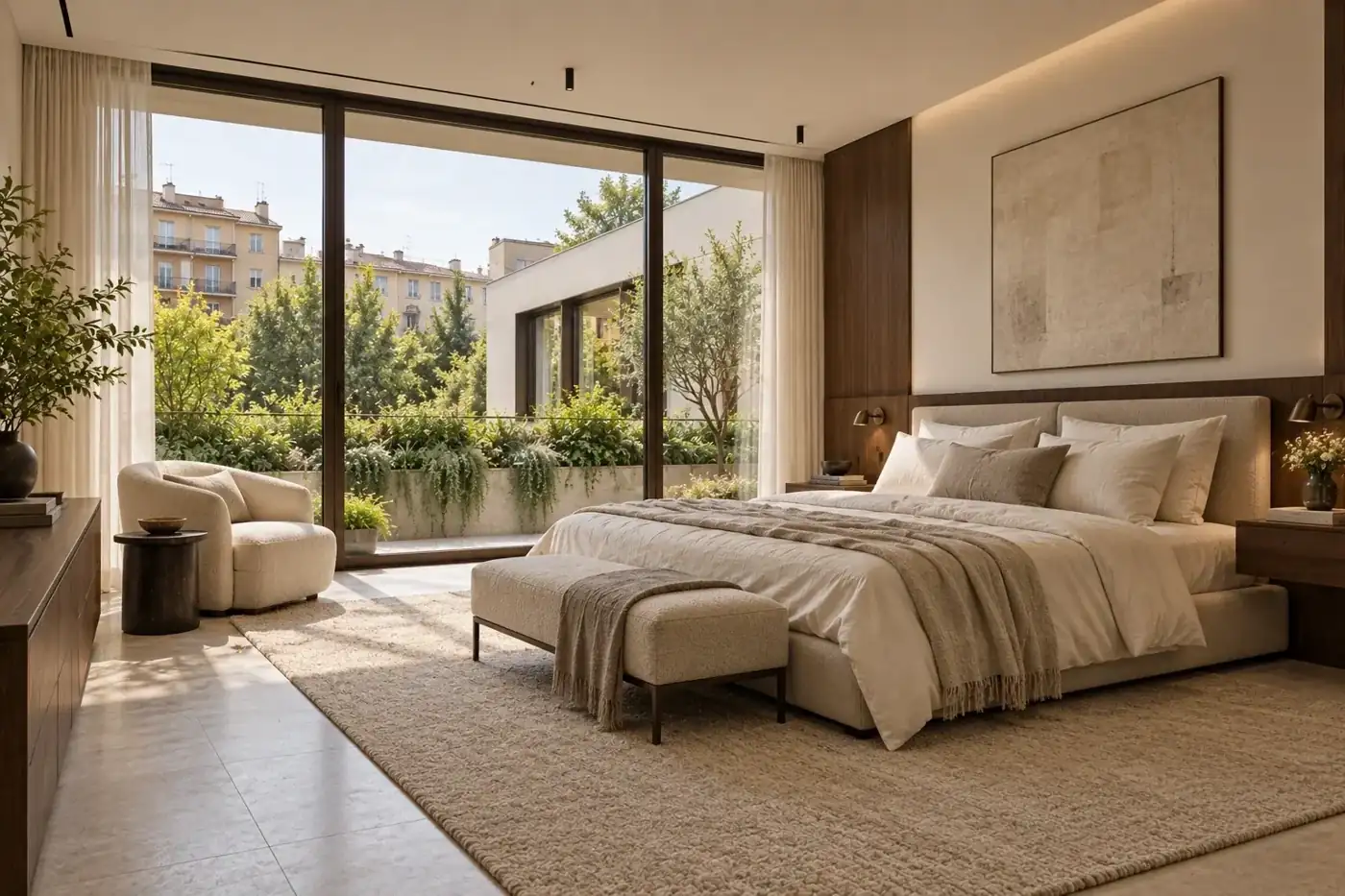 Primary suite — Casa Giardino conceptual visualization