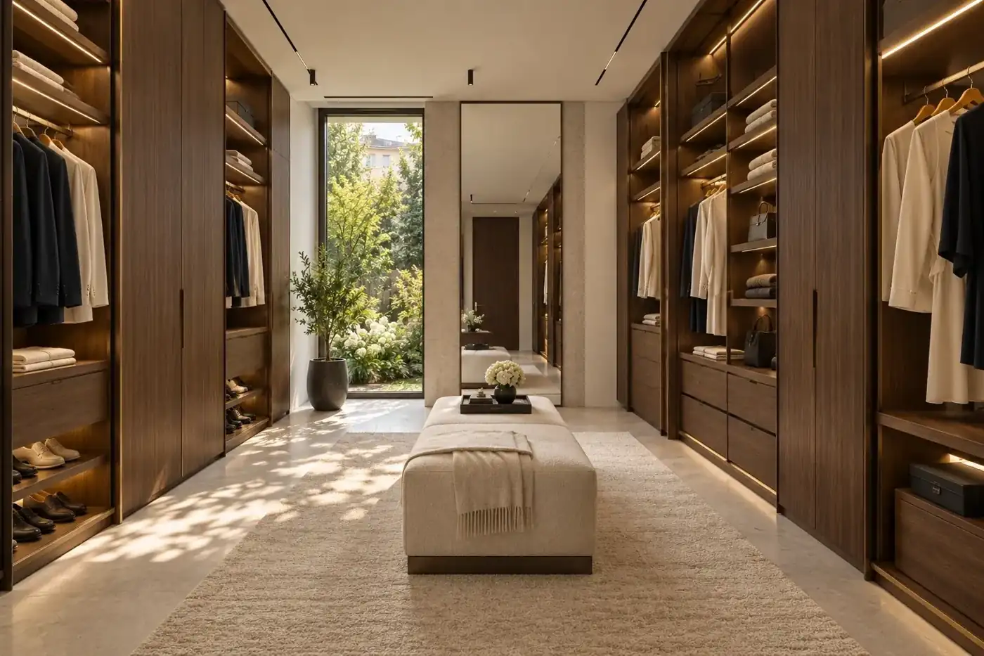 Dressing room — Casa Giardino conceptual visualization