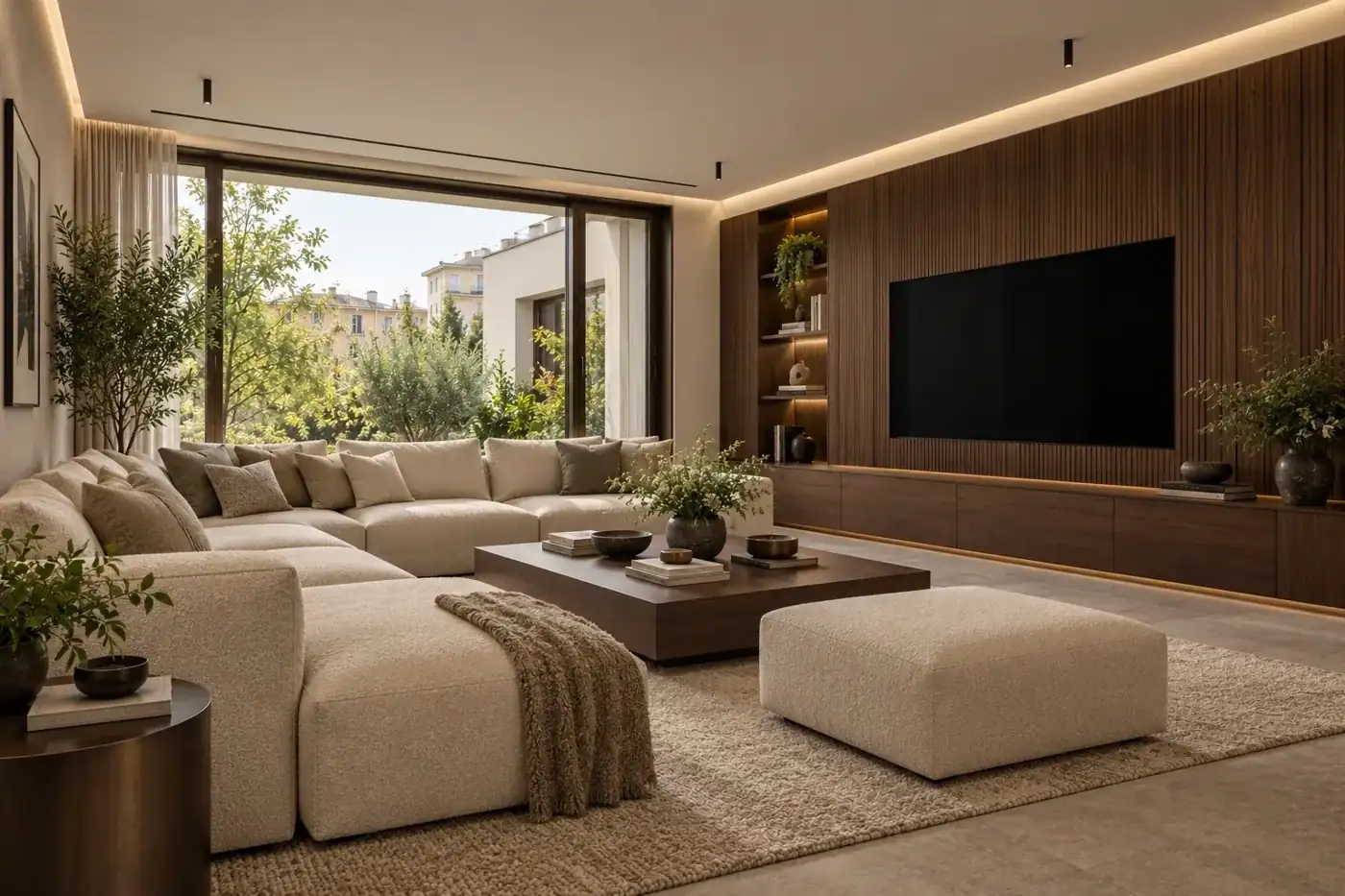 Media room — Casa Giardino conceptual visualization