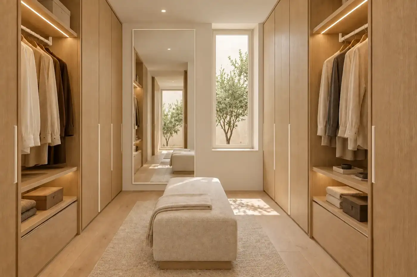 Dressing room — Casa Soglia conceptual visualization