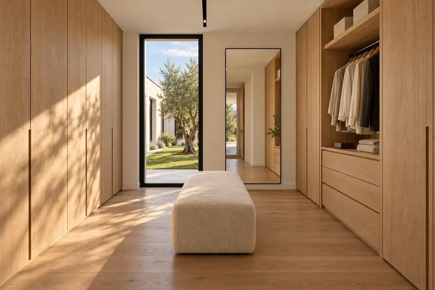 Dressing room — MAISON PLI conceptual visualization