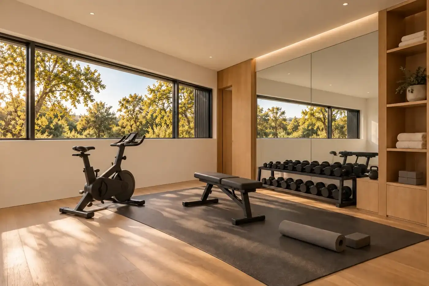 Gym / wellness — MAISON RUBAN conceptual visualization