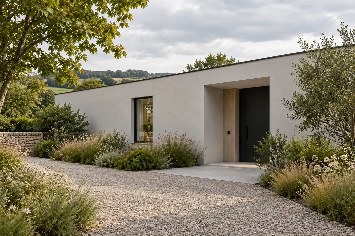 Entrance approach — MAISON SEREINE conceptual visualization