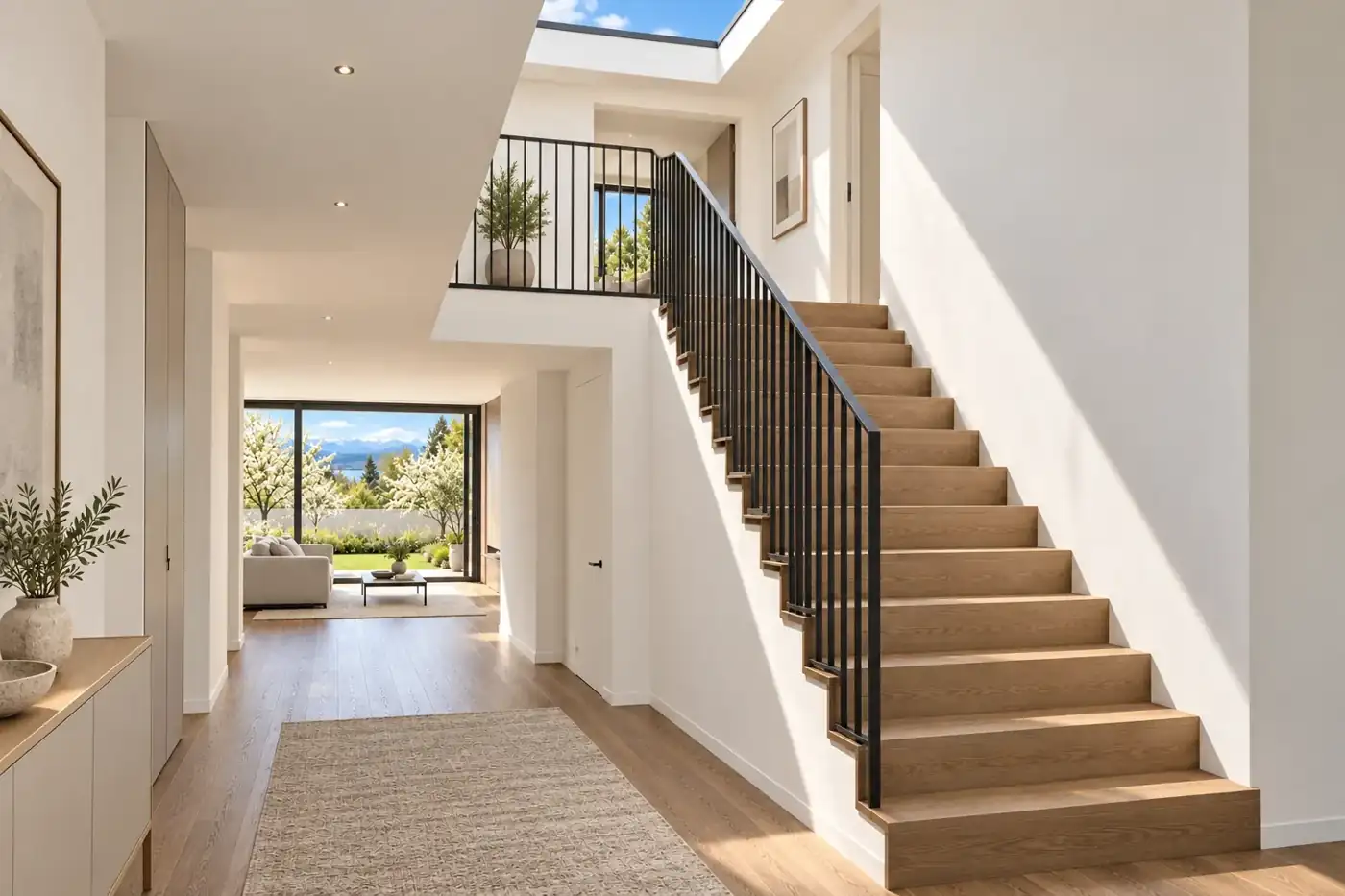 Typical home — stair — RÉSIDENCE DES CHAMPS conceptual visualization